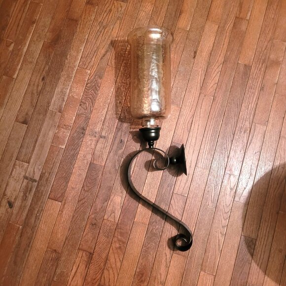 NIP Uttermost Hand Forged Bronze Wall Sconce - Picture 6 of 8